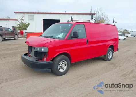 2021 Chevrolet Express Cargo Rwd 2500 Regular Wheelbase Wt z USA, uszkodzony, nr VIN 1GCWGAFP6M1219450